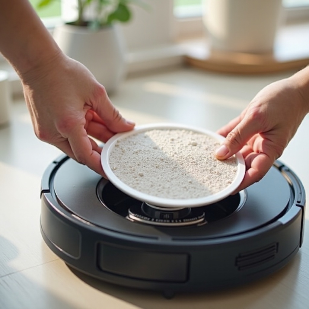 kuinka puhdistaa robotti-imuri