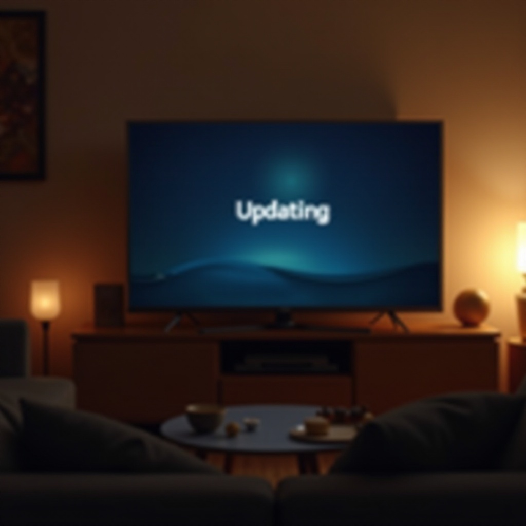 Vizio-tv vastgelopen bij het bijwerken