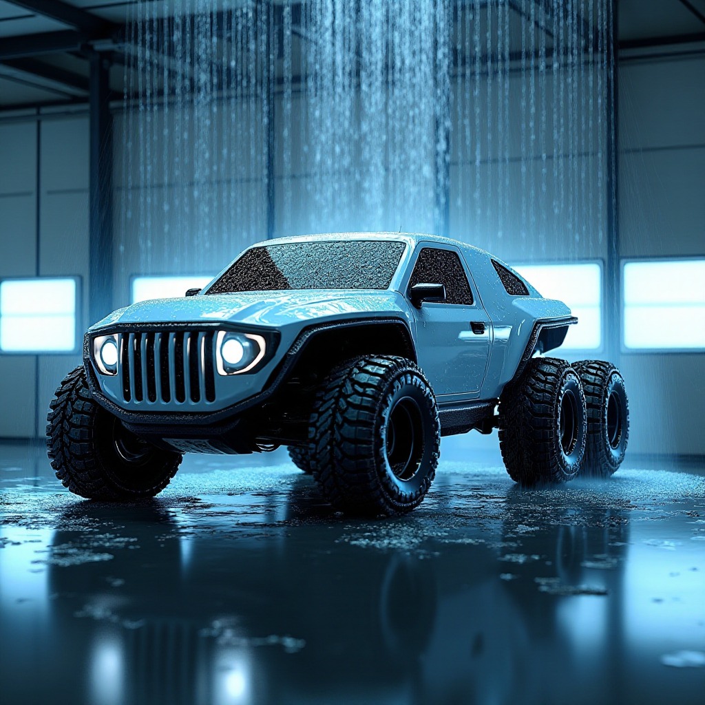 istruzioni per il lavaggio del cybertruck