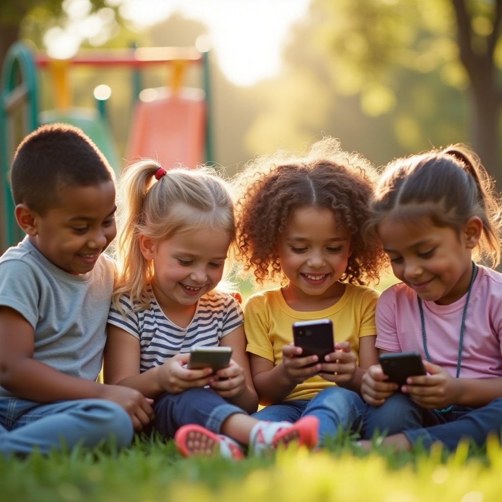 wie viele Kinder haben in jungen Jahren ein Telefon