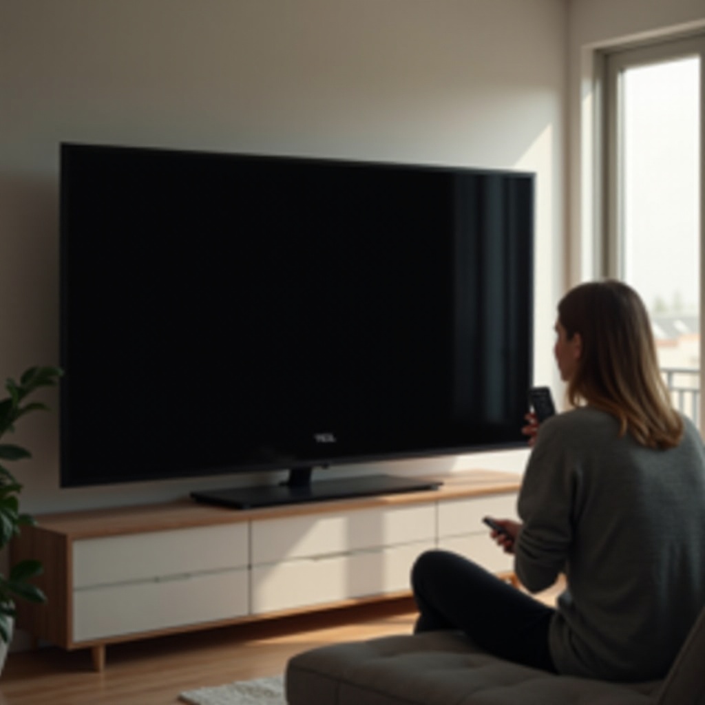 TCL-televisio ei näytä kuvaa