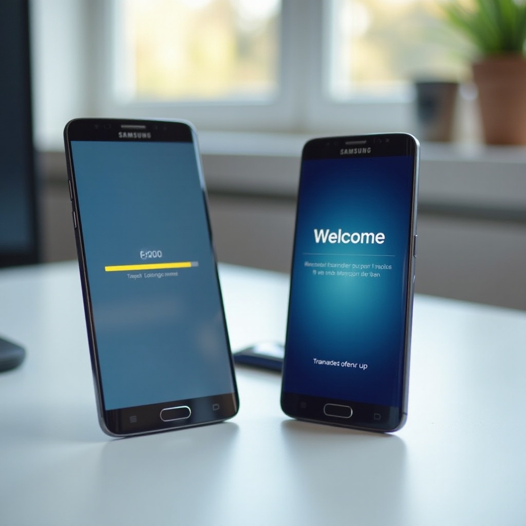 wie lange dauert es, bis Samsung Easy Transfer auf ein neues Telefon überträgt