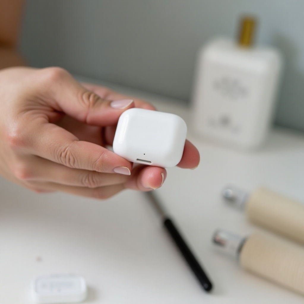 como limpar o microfone dos AirPods Pro