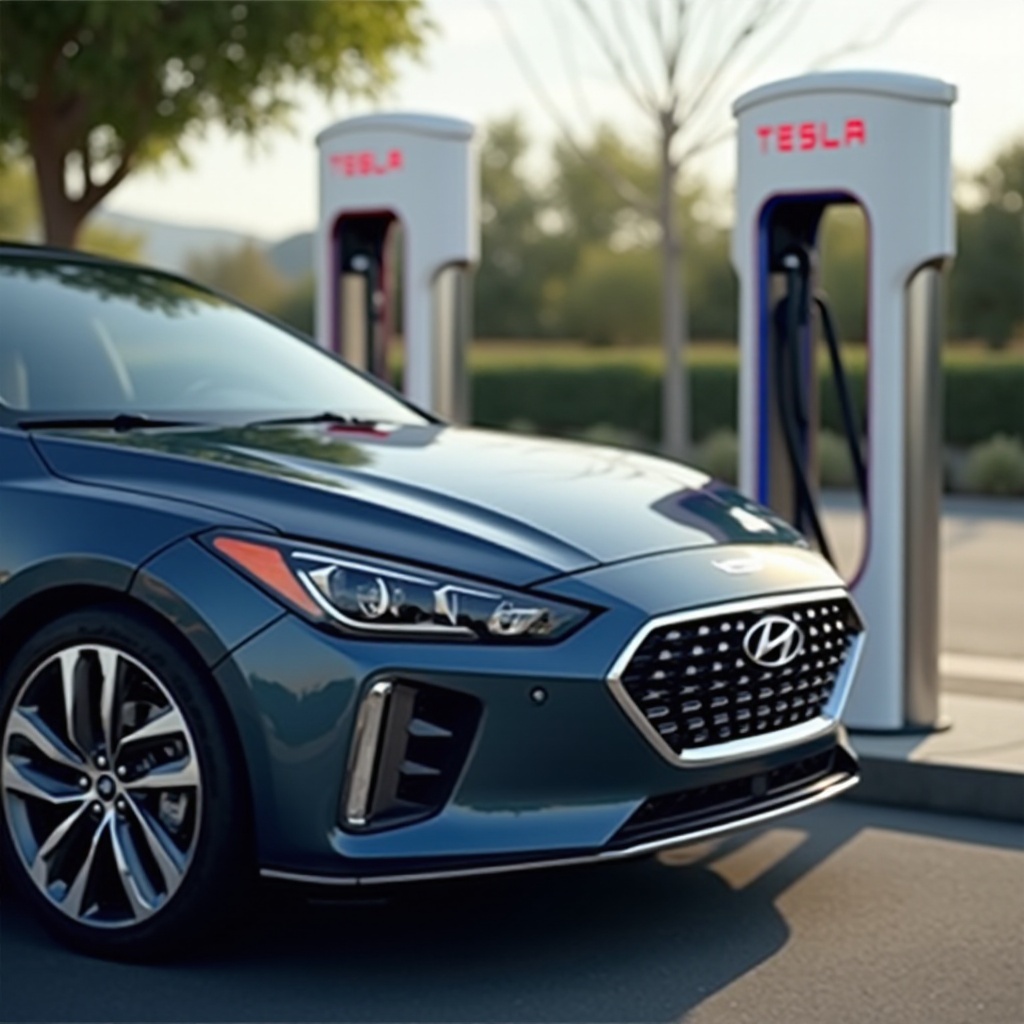 Voiko Ioniq 5 käyttää Tesla-superlaturia?