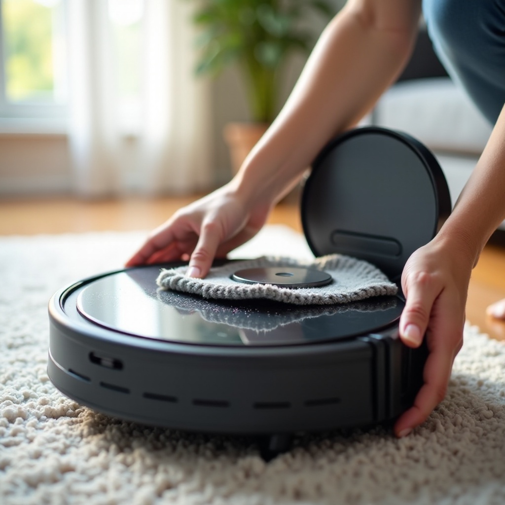 how to clean a robot vacuum