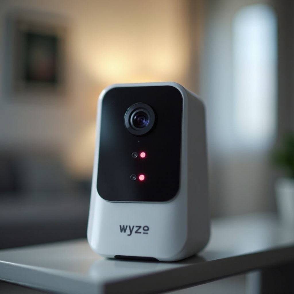voyants rouges sur la caméra Wyze