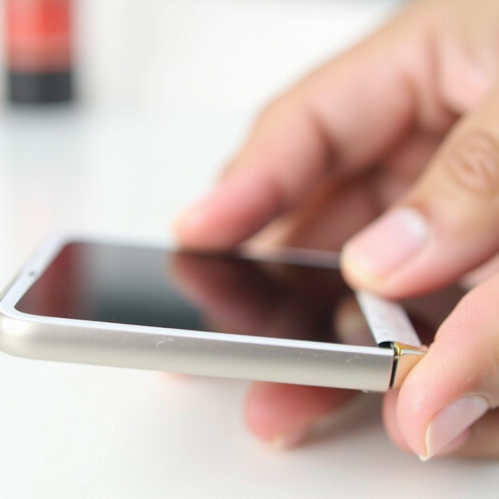 wie man den Smartphone-Bildschirm klebt