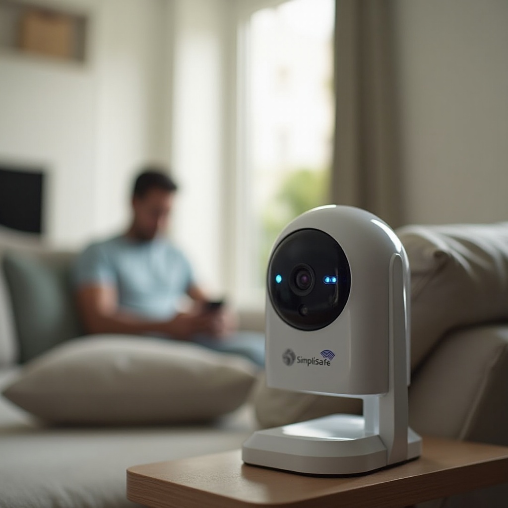 cámara interior SimpliSafe no se conecta al Wi-Fi
