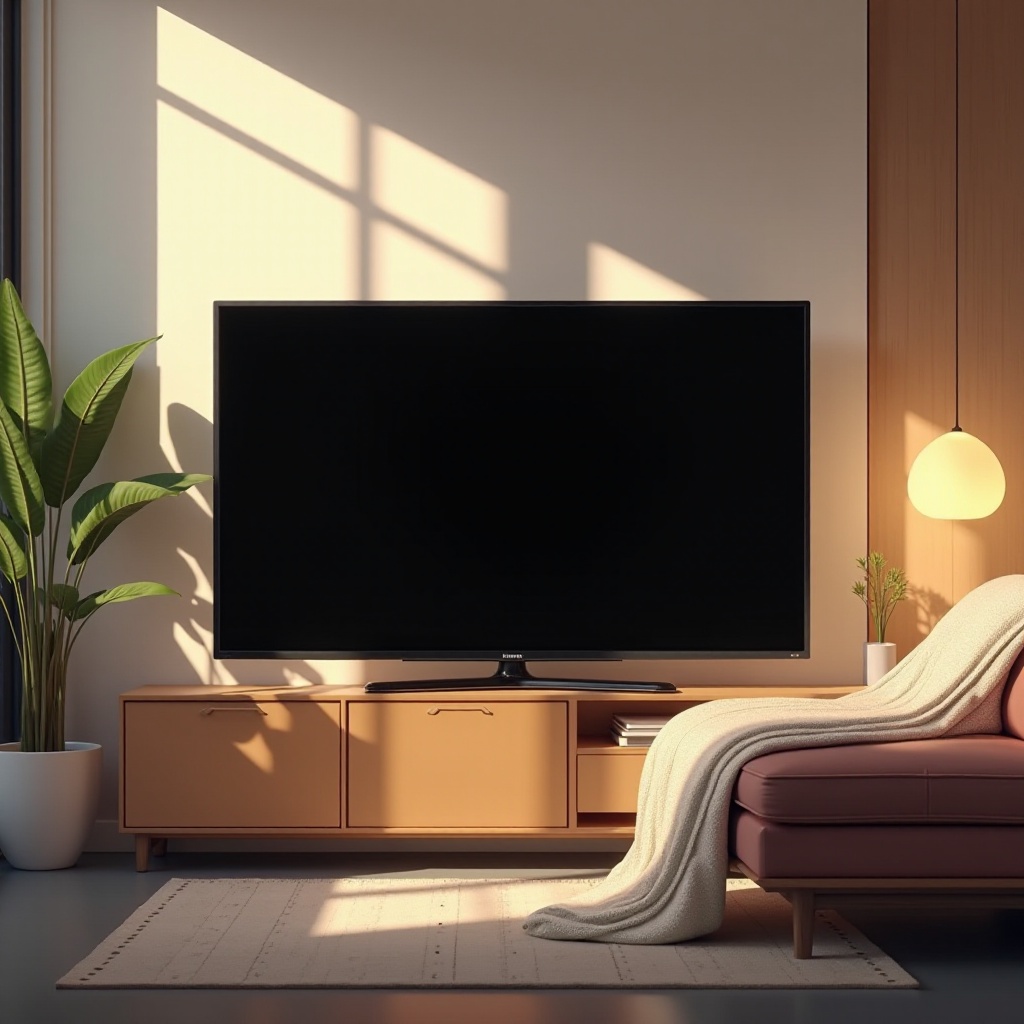 Samsung-Fernseher dunkler Bildschirm